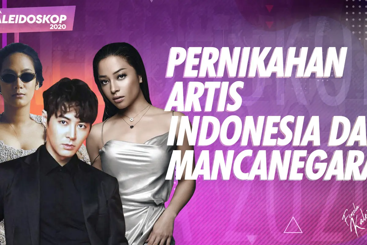 [Fimela] Kaleidoskop 2020: Pernikahan Artis Indonesia dan Mancanegara