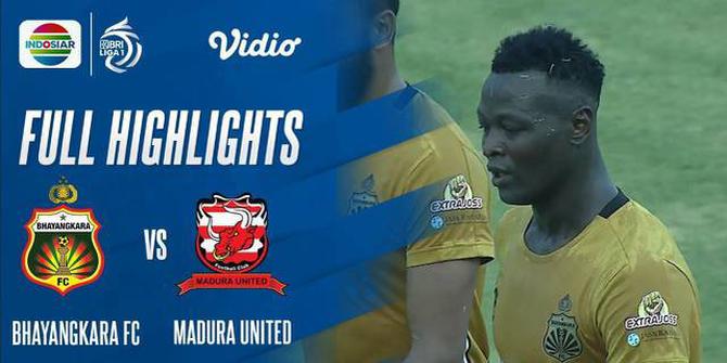 VIDEO: Gol Tunggal Ezechiel N'Douassel Bawa Bhayangkara FC Kalahkan Madura United di BRI Liga 1