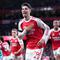 Gol tunggal Kai Havertz menjadi penentu tiga poin yang semakin mendekatkan The Gunners ke mahkota Premier League pertama mereka dalam 22 tahun terakhir. (John Walton/PA via AP)