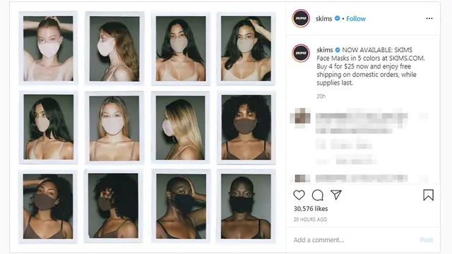 Masker dari Label Kim Kardashian