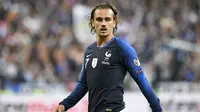 Striker Timnas Prancis, Antoine Griezmann, pada laga Kualifikasi Piala Eropa 2020 kontra Albania  di Stade de France, Paris, Sabtu (7/9/2019) (Lionel Bonaventure / AFP)
AFP