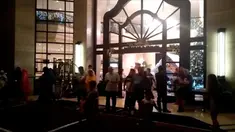 Situasi panik juga terjadi di Yogyakarta setelah gempa terjadi. Tamu yang menginap di hotel berhamburan keluar dari dalam kamar.