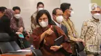 Menteri Keuangan Sri Mulyani sebelum rapat kerja Badan Anggaran DPR RI di Kompleks Parlemen, Senayan, Jakarta, Selasa (31/5/2022). Rapat membahas pembicaraan pendahuluan RAPBN tahun anggaran 2023 dan rencana kerja pemerintah tahun 2023. (Liputan6.com/Angga Yuniar)