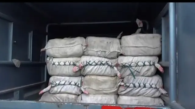 Penyelundupan kokain dan sabu sebanyak 1,9 ton digagalkan TNI AL di Selat Durian, Karimun. (Foto: Liputan6.com/Istimewa/Ajang Nurdin)