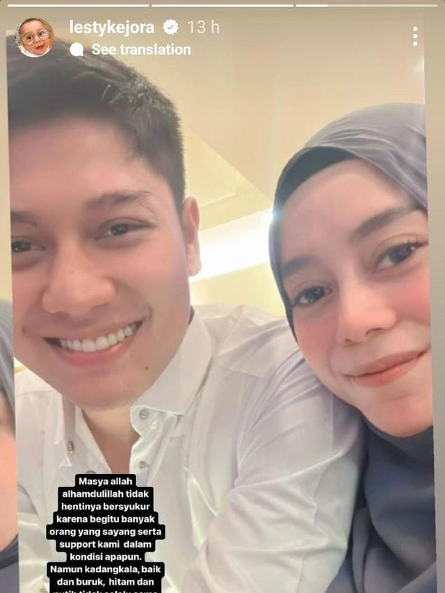 Lesti Kejora dan Rizky Billar