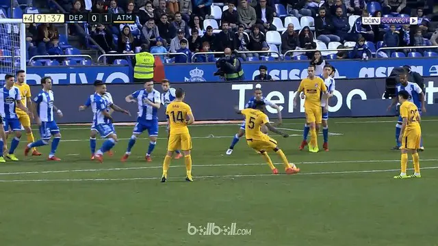 VIDEO: Highlights La Liga, Deportivo La Coruna Vs Atletico Madrid 0-1