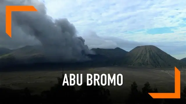 Semburan abu vulkanik dari kawah Bromo semakin tinggi. Abu tebal berwarna gelap menyelimuti sejumlah desa di Probolinggo, Jawa Timur.