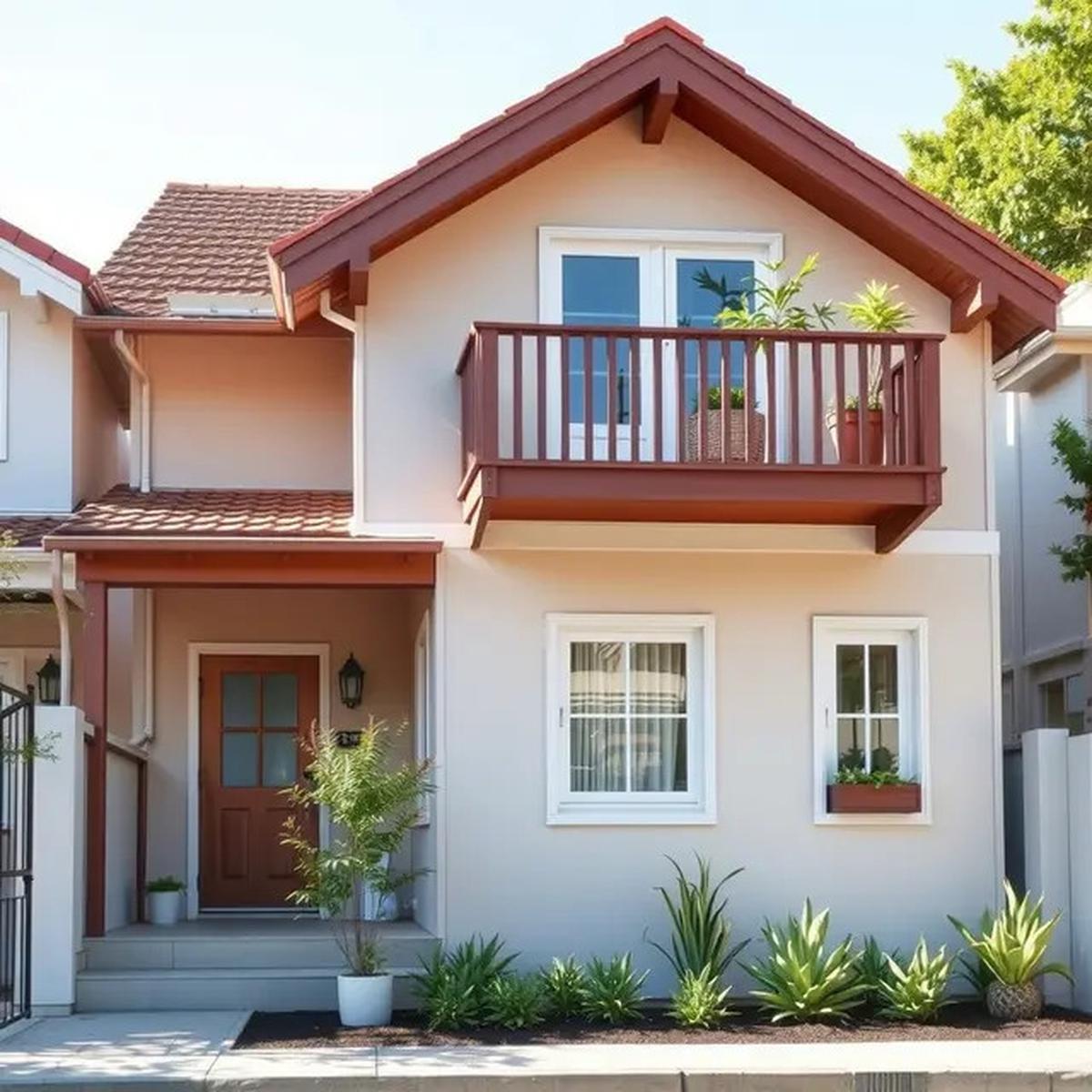 8 Inspirasi Model Rumah 2 Lantai Berukuran Mungil, tapi Cantik dan Indah 2025