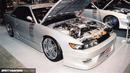 Nissan Silvia S13 berkelir silver yang menggunakan body kit dan modifikasi bernuansa street racing. (Source: speedhunters.com)