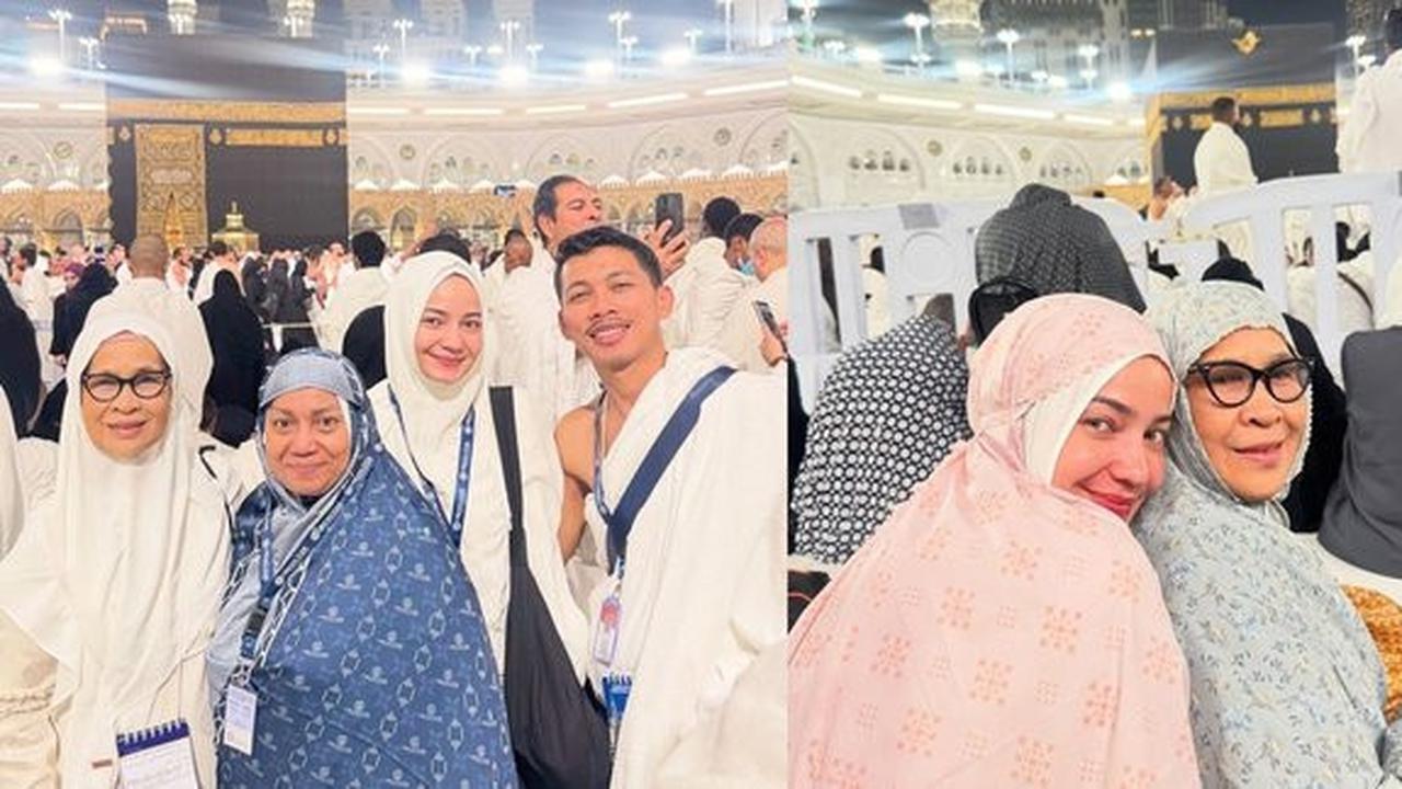 Momen Enzy Storia Bagikan Kebahagiaan Tak Terhingga Karena Bisa Kembali ke Baitullah di Bulan Ramadhan