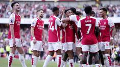 Arsenal menjadi salah satu klub yang cukup aktif pada bursa transfer musim panas 2023. Total dana sebesar 234,94 juta euro digelontorkan The Gunners untuk merekrut pemain diantaranya Declan Rice, Kai Havertz, Jurrien Timner dan meminjam David Raya. (AP Photo/Kirsty Wigglesworth)