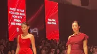 Pesona Jennifer Bachdim dan Patricia Gouw di Runway Jakarta Fashion Week 2027, Kompak bak Kakak Adik