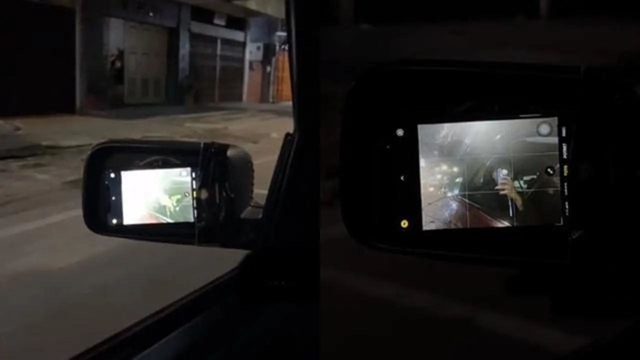 Solusi Mahal Jika Spion Mobil Rusak, Pakai Kamera Smartphone