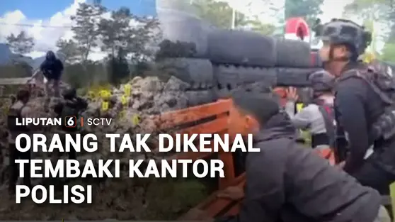 Orang Tak Dikenal Tembaki Kantor Polisi