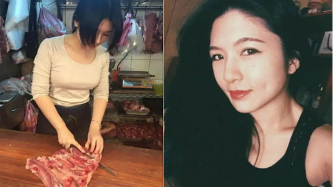 Tukang Daging Cantik Ternyata Tak Ingin Populer