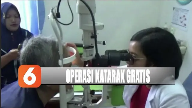 YPP SCTV-Indosiar menggelar operasi katarak gratis untuk warga kurang mampu di Pekanbaru, Riau.