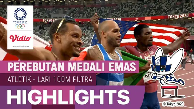 Berita video highlights final lari 100 meter Olimpiade Tokyo 2020 yang berlangsung seru dan menegangkan, di mana sprinter Italia mencetak sejarah, Minggu (1/8/2021) malam hari WIB.