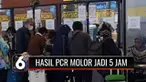 Sejumlah calon penumpang penerbangan domestik keluhkan lamanya hasil tes PCR cepat di Bandara Soekarno Hatta, dari yang seharusnya keluar dalam 3 jam malah molor menjadi 5 jam.