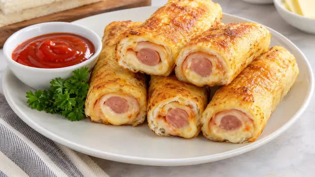 Resep Sandwich Gulung Sosis Keju yang Praktis untuk Bekal
