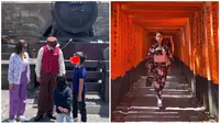 6 Potret Nikita Mirzani Liburan di Jepang, Tampil Anggun Pakai Kimono hingga Pamer Momen Hangat Bersama Dua Putranya