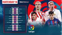 Live Streaming La Liga Spanyol 2022/23 Matchday 16 Mulai 7 hingga 9 Januari 2023 di Vidio