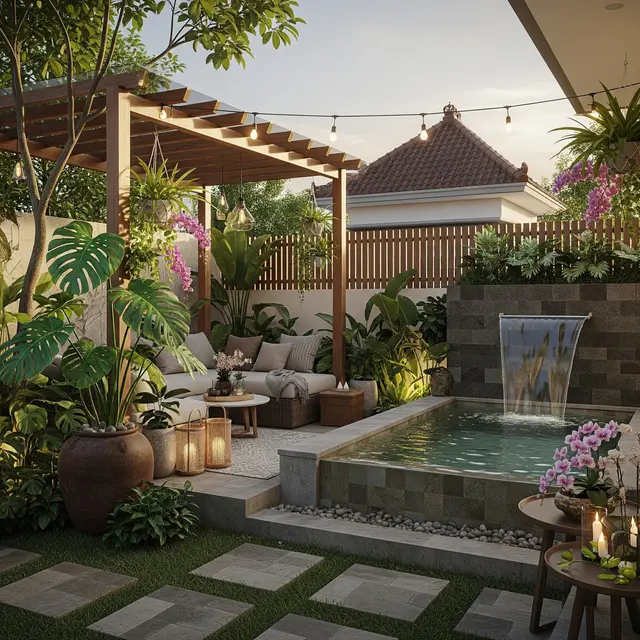 9 Ide Halaman Belakang Sempit Jadi Tempat Santai Multifungsi, Oasis Pribadi Lahan Sempit
