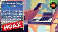 Cek Fakta: Hoaks Tautan Pendaftaran Voucer Listrik Gratis dari PLN
