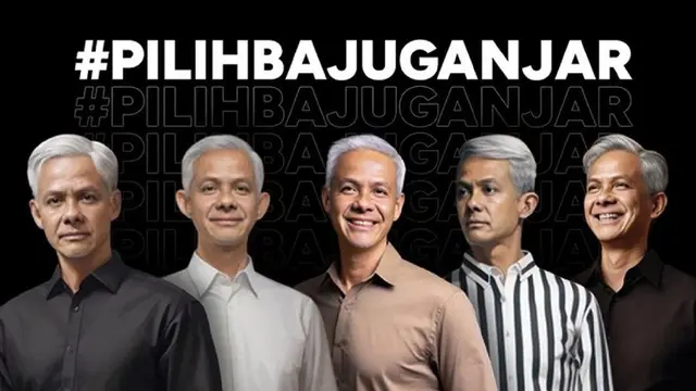 Ganjar Pranowo Buka Voting Baju Selama Masa Kampanye, dari Kemeja Polos hingga Garis-Garis