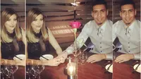 Smalling tak menggeser tanggal pertunangannya dengan Sam Cooke. (Instagram)