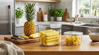 7 Cara Menyimpan Nanas Kupas agar Tidak Cepat Berair, Tetap Segar hingga Beberapa Hari