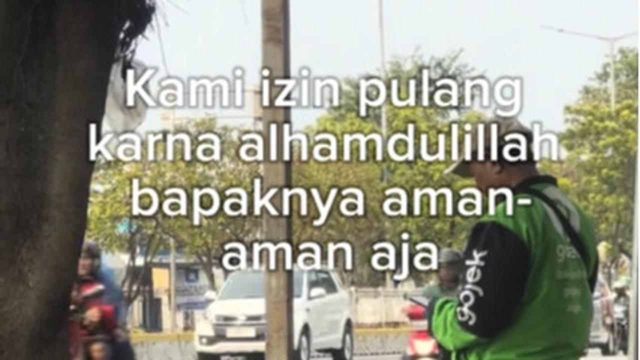 Momen Driver Ojol Panik Usai Tabrak Mobil hingga Penyok, Respons Pemilik Mobil Ini Banjir Pujian