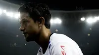 Gelandang Bali United, Irfan Bachdim, saat tampil melawan Bhayangkara FC pada laga Liga 1 Indonesia di Stadion Patriot, Bekasi, Jumat (29/9/2017). Bhayangkara menang 3-2 atas Bali. (Bola.com/Vitalis Yogi Trisna)