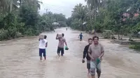 Banjir di Kabupaten Banggai pada Kamis, 18 Juli 2019 menelan satu korban jiwa. (Dok Badan Penanggulangan Bencana Daerah/BPBD Kabupaten Banggai)