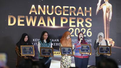 Anugerah Dewan Pers 2026 Beri Penghormatan kepada Lima Jurnalis Hilang Kontak