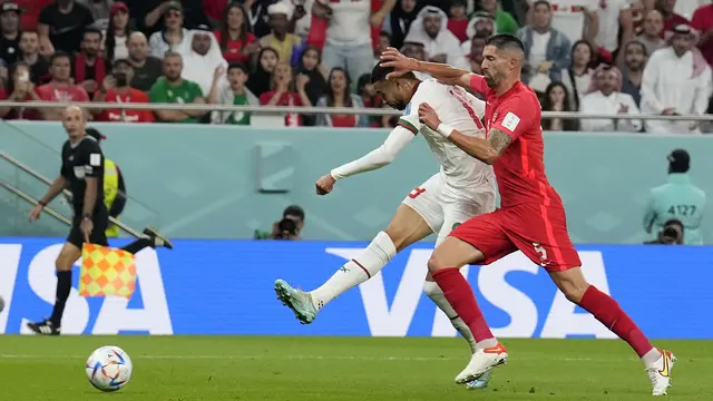 Foto: Romelu Lukaku Kena Sial, Kroasia Lolos ke Babak 16 Besar Piala Dunia 2022 Bareng Maroko Sebagai Wakil Grup F
