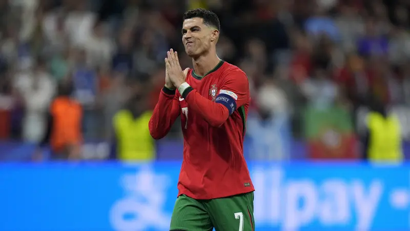 FOTO Cristiano Ronaldo Vs Slovenia di Euro 2024