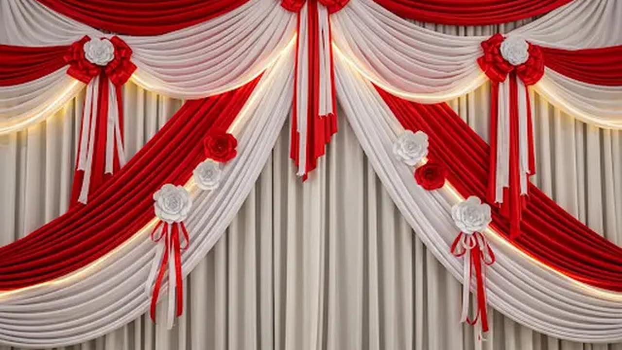 Tirai Merah Putih/Dekorasi 17 Agustus 11 (Sumber: gemini.com)