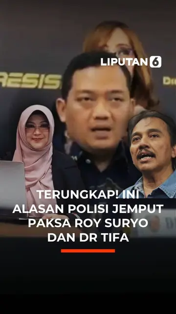 Terungkap ! Ini Alasan Polisi Jemput Paksa Roy Suryo dan Dr Tifa