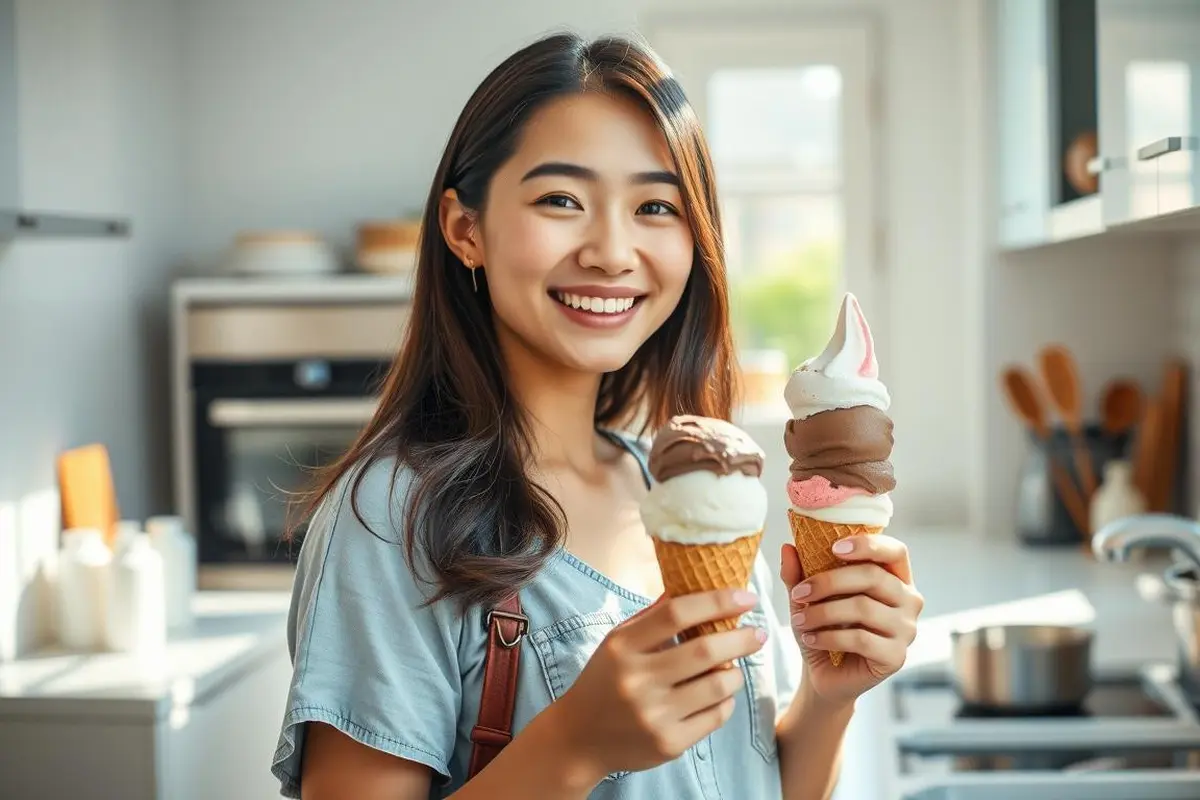 Cara Membuat Es Krim Sederhana Tanpa Mixer yang Lezat dan Praktis