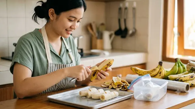 Cara Membuat Kue Semolina Pisang
