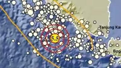 Bengkulu Diguncang Gempa Magnitudo 5,5