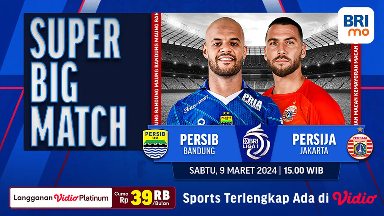 Perib Bandung vs Persija Jakarta, 9 Maret 2024