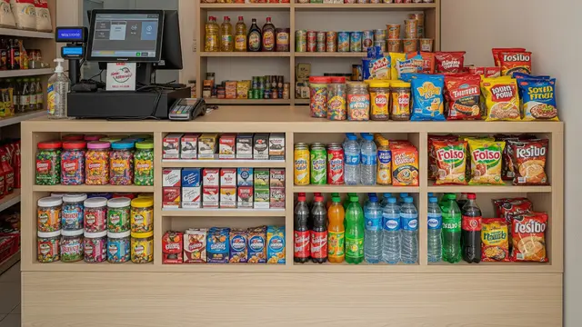 Area Kasir Sebagai Display Utama Cepat Beli