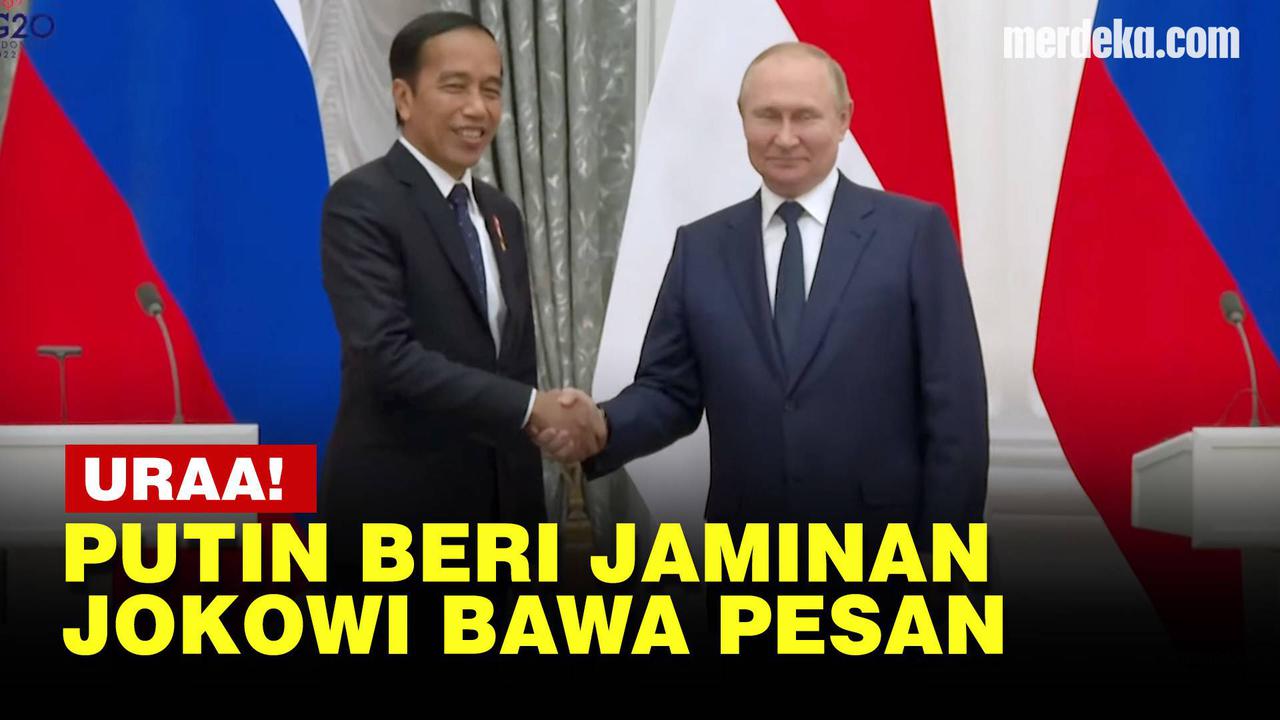 VIDEO: Jokowi Bertemu Putin di Rusia, Tegaskan Indonesia Ingin Perang Selesai!