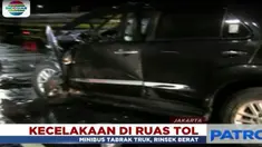 Diduga kecelakaan terjadi karena pengemudi dalam kondisi mabuk hingga menabrak buntut truk tronton yang berada didepannya.