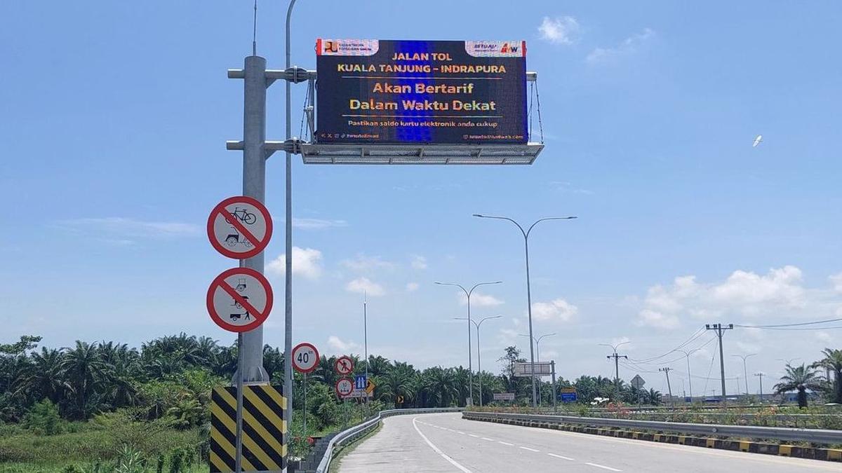 Siap-Siap, Jalan Tol Kuala Tanjung-Indrapura Segera Bertarif