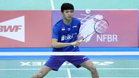 Bobby Setiabudi melaju ke babak tiga tunggal putra Kejuaraan Dunia Junior Bulu Tangkis 2019. (PBSI)