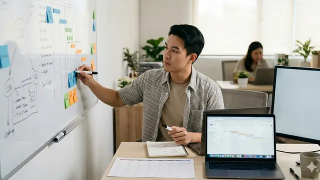 Checklist Produktivitas Minggu Pertama Masuk Kerja Setelah Libur Lebaran (Foto: Gemini AI)