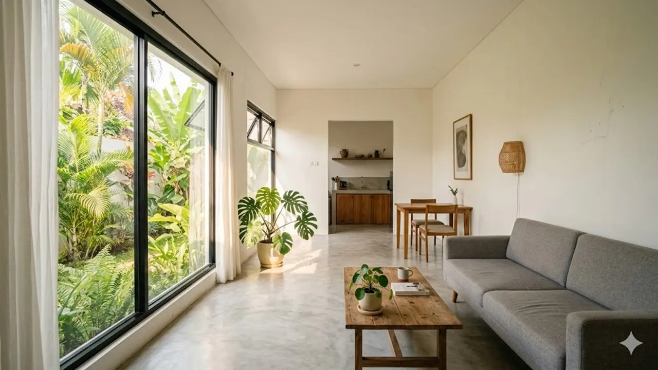 Pencahayaan Alami Rumah Sederhana