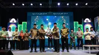 Gelaran Musabaqoh Tilawatil Qur'an (MTQ) ke-15 tingkat Kota Tangerang Selatan secara resmi ditutup oleh Wali Kota Benyamin Davnie yang didampingi Wakil Wali Kota Pilar Saga Ichsan, dan Sekretaris Daerah Bambang Noertjahjo. (Ist)
